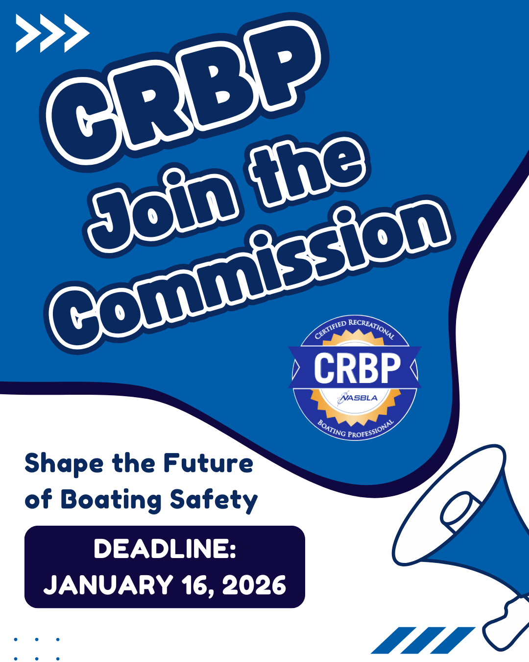 Certified Recreational Boating Professional (CRBP) Commission Application